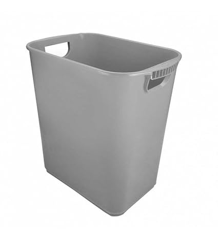 CONTENEDOR RECT. 26 LTS GRIS- MARCA RUBBERMAID - Proesa